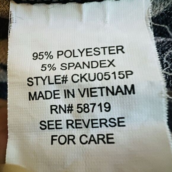 🎉Clearance🎉NY Collection Black & Brown Animal Print Stretchy Blouse Plus 3X - Picture 8 of 10